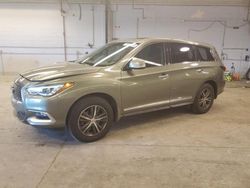 Salvage cars for sale at Wheeling, IL auction: 2016 Infiniti QX60