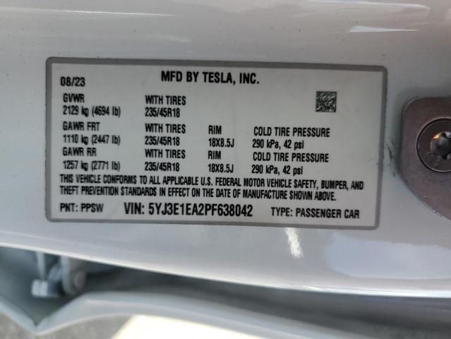 2023 Tesla Model 3