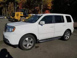 Salvage cars for sale from Copart East Granby, CT: 2015 Honda Pilot EXL