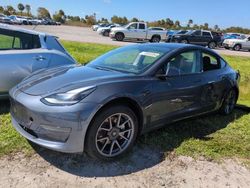 Flood-damaged cars for sale at auction: 2021 Tesla Model 3