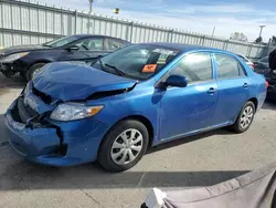 Salvage cars for sale at Dyer, IN auction: 2010 Toyota Corolla Base