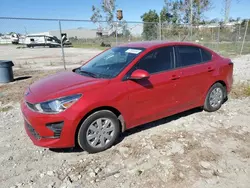 KIA salvage cars for sale: 2021 KIA Rio LX