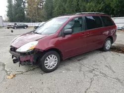 Toyota salvage cars for sale: 2008 Toyota Sienna CE