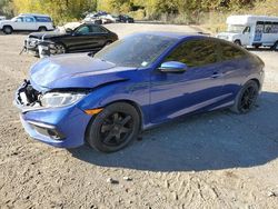 Honda salvage cars for sale: 2019 Honda Civic EX