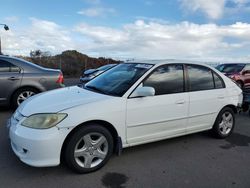 Honda salvage cars for sale: 2004 Honda Civic EX