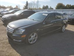 Salvage cars for sale at auction: 2012 Mercedes-Benz C 350 4matic