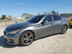 Carros salvage sin ofertas aún a la venta en subasta: 2015 Infiniti Q50 Base