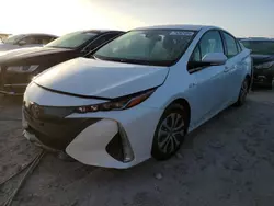 Flood-damaged cars for sale at auction: 2020 Toyota Prius Prime LE