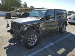 Jeep salvage cars for sale: 2018 Jeep Wrangler Unlimited Sahara