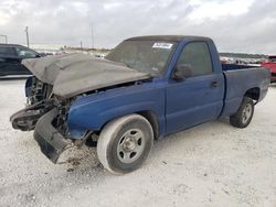 Salvage trucks for sale at New Braunfels, TX auction: 2003 Chevrolet Silverado C1500