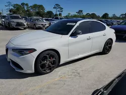 Salvage cars for sale at Fort Pierce, FL auction: 2020 Alfa Romeo Giulia TI