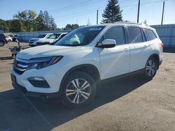 Salvage cars for sale at Ham Lake, MN auction: 2018 Honda Pilot EXL