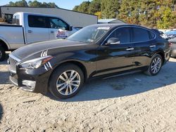 Salvage cars for sale at Seaford, DE auction: 2015 Infiniti Q70 3.7