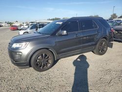 Salvage cars for sale at Sacramento, CA auction: 2018 Ford Explorer XLT