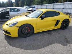 Porsche salvage cars for sale: 2018 Porsche Cayman S