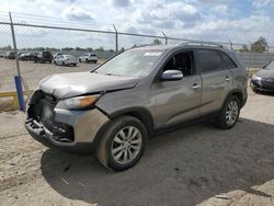 Salvage cars for sale at Houston, TX auction: 2011 KIA Sorento EX