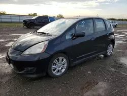 Honda salvage cars for sale: 2009 Honda FIT Sport