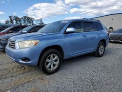 Salvage cars for sale at China Grove, NC auction: 2008 Toyota Highlander