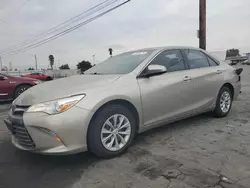 Salvage cars for sale at Colton, CA auction: 2017 Toyota Camry LE