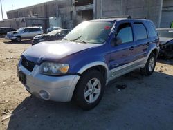 Salvage cars for sale at Fredericksburg, VA auction: 2005 Ford Escape HEV