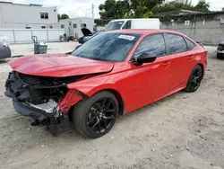 Honda salvage cars for sale: 2024 Honda Civic Sport