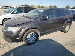 Salvage cars for sale at Sacramento, CA auction: 2015 Dodge Journey SE