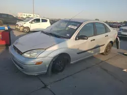 Salvage cars for sale at Grand Prairie, TX auction: 2000 Ford Focus LX