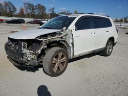 Vehiculos salvage en venta de Copart Spartanburg, SC: 2012 Toyota Highlander Limited