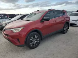 Flood-damaged cars for sale at auction: 2017 Toyota Rav4 LE