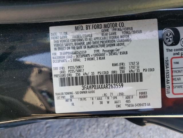 2010 Ford Fusion SEL