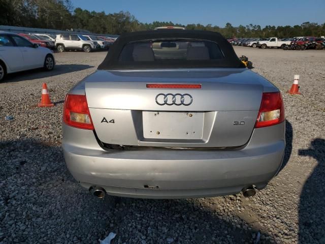 2005 Audi A4 3.0 Cabriolet