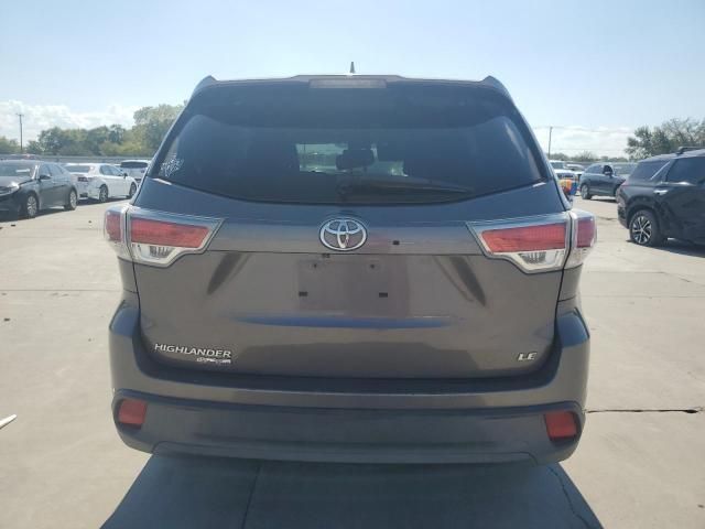 2014 Toyota Highlander LE