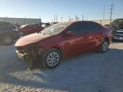 Salvage cars for sale at Haslet, TX auction: 2017 Toyota Corolla L