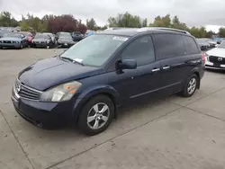 Salvage cars for sale at Woodburn, OR auction: 2009 Nissan Quest S