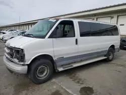 Chevrolet salvage cars for sale: 2001 Chevrolet Express G3500