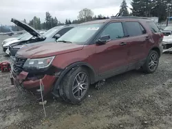 Ford salvage cars for sale: 2016 Ford Explorer Sport