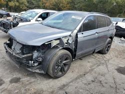 Volkswagen salvage cars for sale: 2024 Volkswagen Tiguan SE R-LINE Black