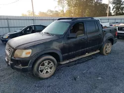 Salvage cars for sale at Gastonia, NC auction: 2007 Ford Explorer Sport Trac XLT