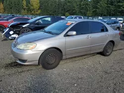 Salvage cars for sale at Graham, WA auction: 2003 Toyota Corolla CE