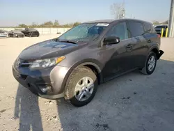 Salvage cars for sale at Kansas City, KS auction: 2015 Toyota Rav4 LE