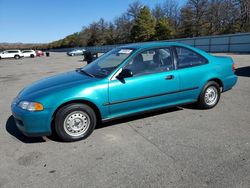 Honda salvage cars for sale: 1993 Honda Civic DX