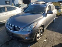 Salvage cars for sale at Vallejo, CA auction: 2011 Infiniti EX35 Base