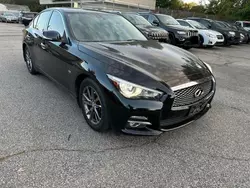 Salvage cars for sale at Hampton, VA auction: 2017 Infiniti Q50 Premium