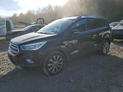 Salvage cars for sale at Marlboro, NY auction: 2017 Ford Escape Titanium