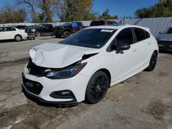 Chevrolet Cruze salvage cars for sale: 2018 Chevrolet Cruze LT