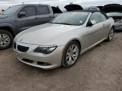 Salvage cars for sale from Copart Arcadia, FL: 2009 BMW 650 I