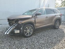 Toyota Highlander se salvage cars for sale: 2019 Toyota Highlander SE