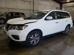 Salvage cars for sale at Avon, MN auction: 2018 Nissan Pathfinder S