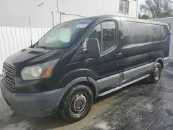 Salvage trucks for sale at Opa Locka, FL auction: 2016 Ford Transit T-150