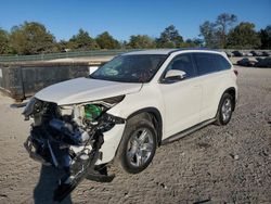 Salvage cars for sale at Madisonville, TN auction: 2019 Toyota Highlander Limited